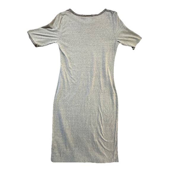 LULAROE Short Sleeve T Shirt Dress Grey M - Picture 2 of 6
